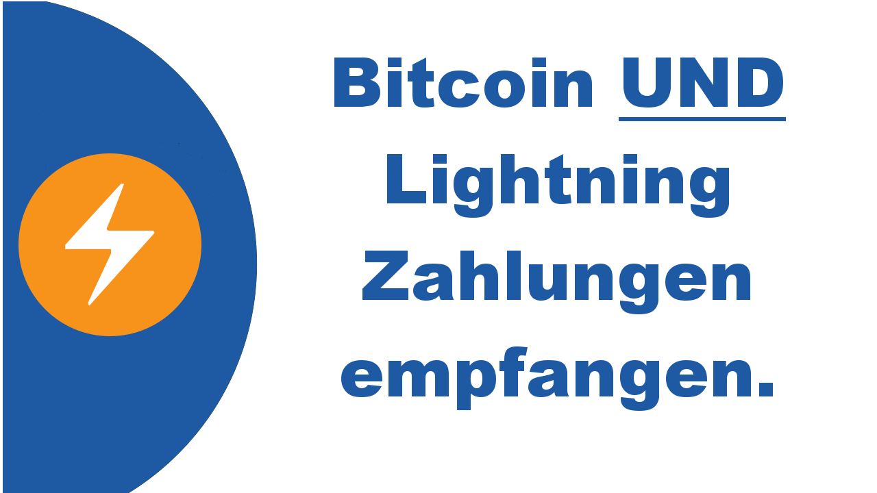Send and receive Bitcoin and Lightning with a Lightning Wallet
