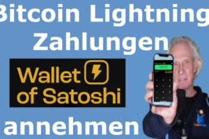 Bitcoin und Lightning Zahlungen mit der Wallet of Satoshi akzeptieren