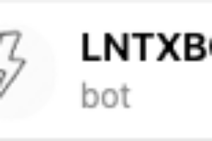 lntxbot - telegram lightning wallet