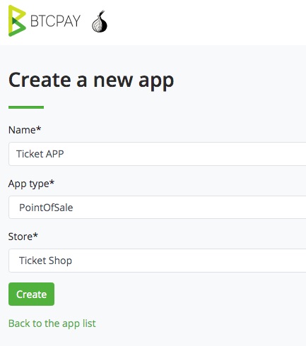 Create a New App