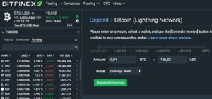 Bitfinex Lightning Deposit