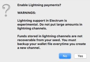 Enable Lightning payments?