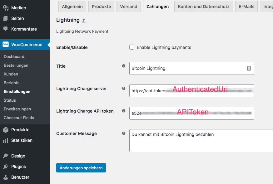 BTCPay Credentials