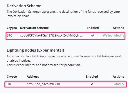 Make a Lightning payment via BTCPay