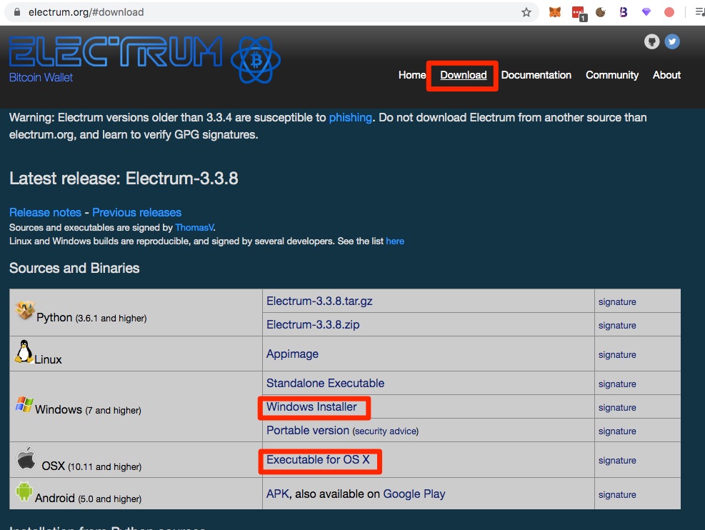 Electrum Wallet Download