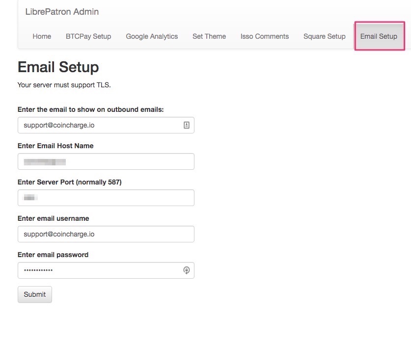LibrePatron Email Setup