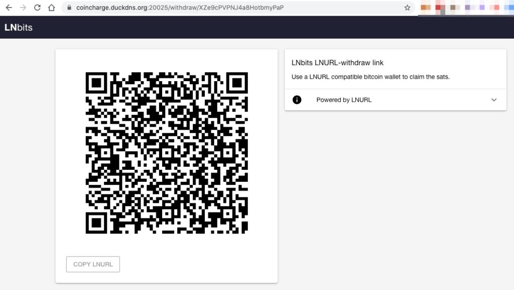 LNbits Withdraw