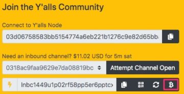Invoice with Bitcoin Yalls Node