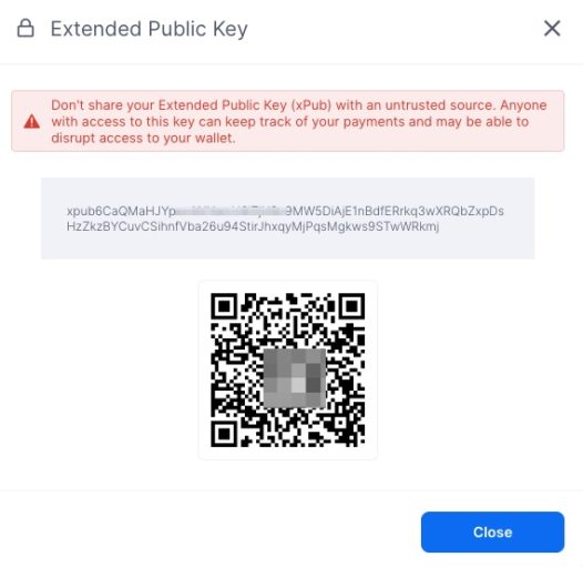 xPub - where can I find the xPub key from my wallet?