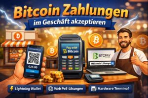 Bitcoin Zahlungen im Geschäft akzeptieren