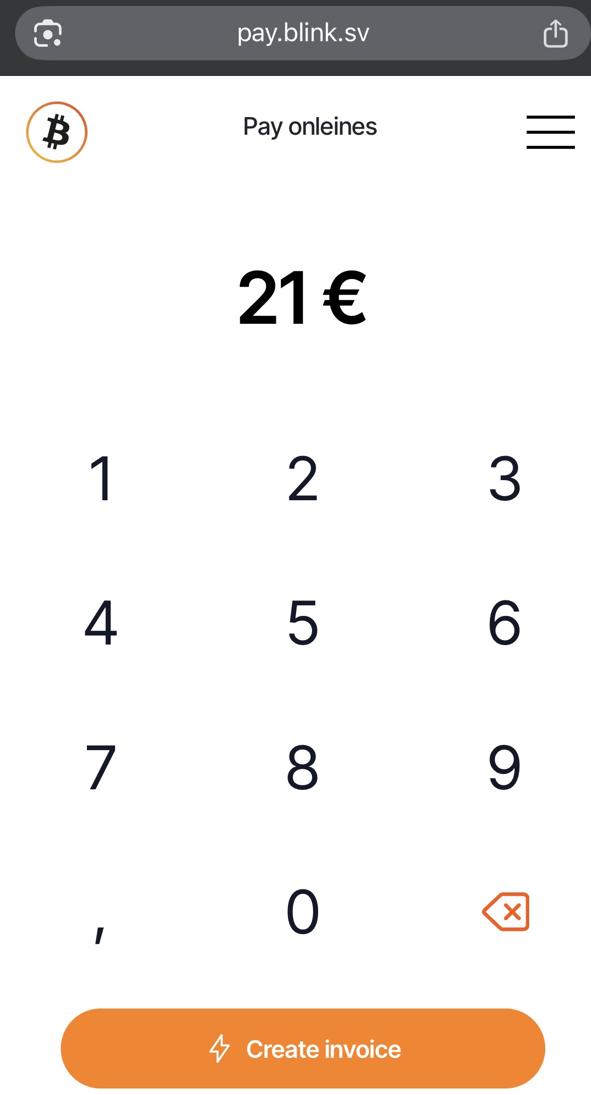 Blink Web Point of Sale