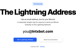 Lightning address