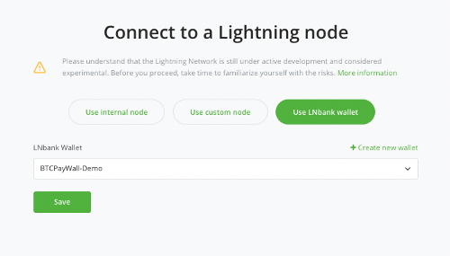 connect to a lightning node
