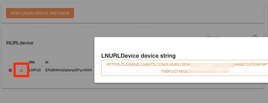 LNURLDevice device string