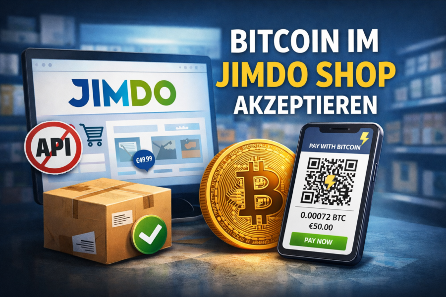 bitcoin im Jimdo Shop akzeptieren