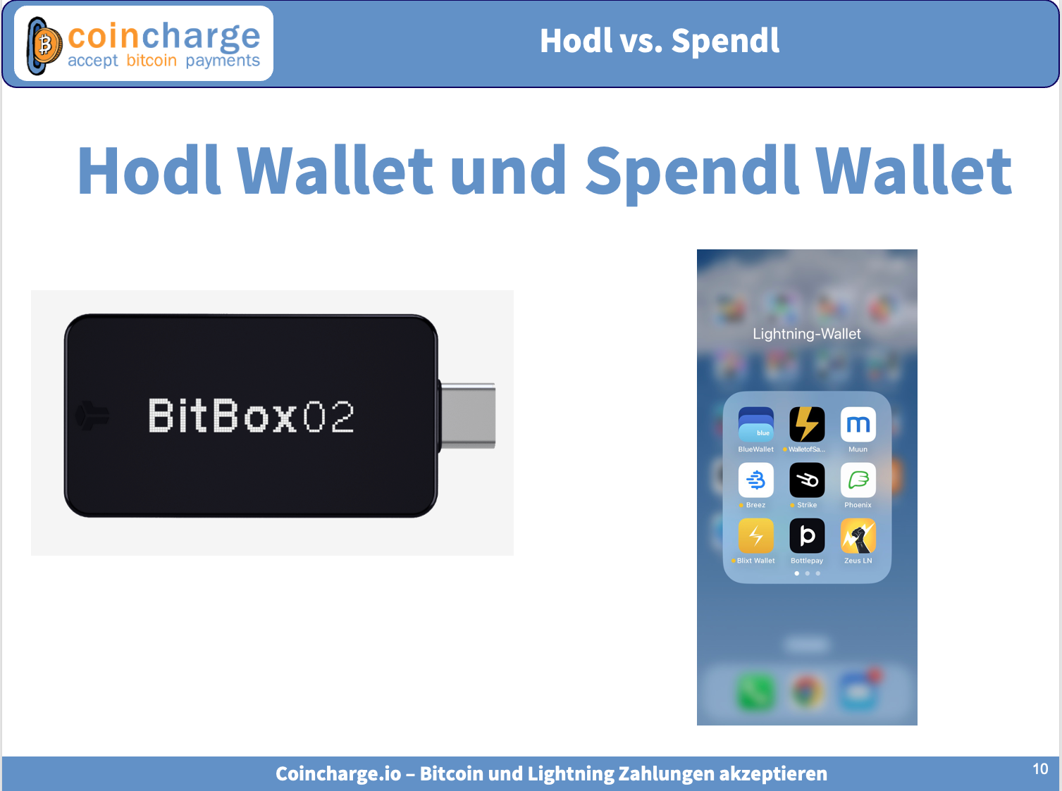 hodl wallet und spendl wallet