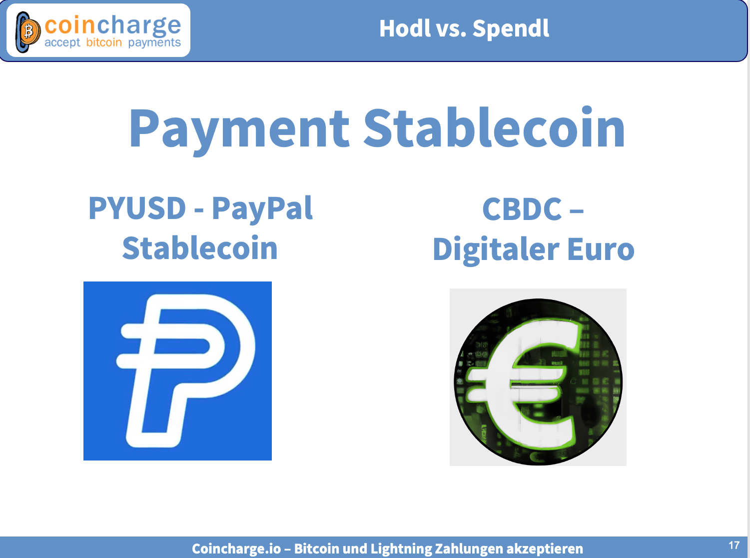 PayPal Stablecoin und Digitaler Euro CBDC