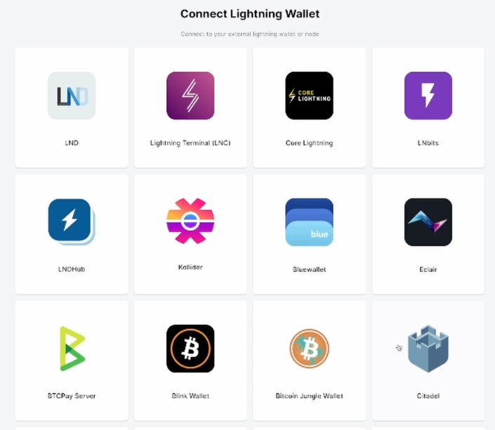 connect lightning wallet