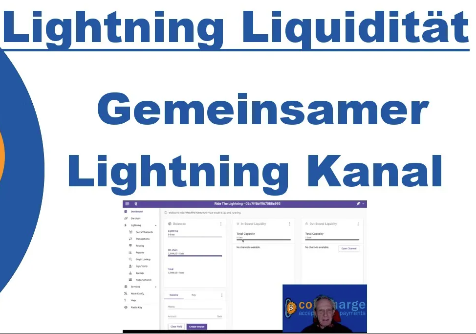 Lightning Liquidität - Gemeinsamer Lightning Kanal mit Coincharge