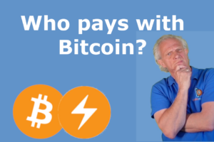 who pays with bitcoin