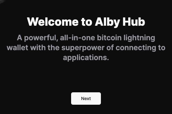 Welcome to Alby Hub