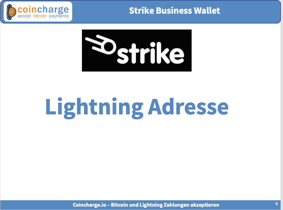 Strike Lightning Adresse