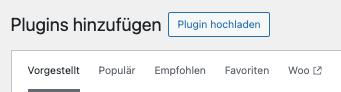 WordPress - Neues Plugin hinzufügen