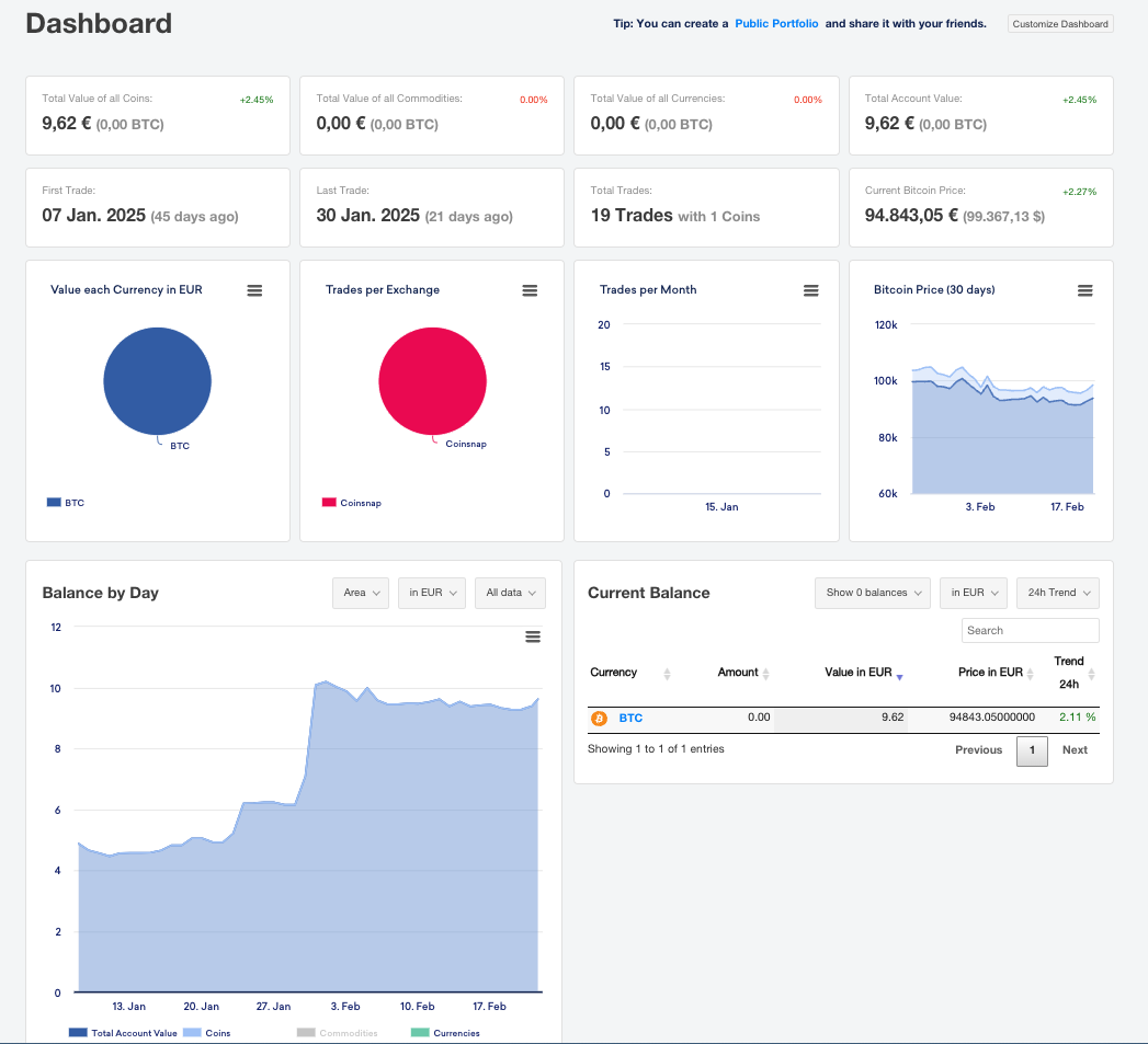 cointracking Bitcoin Steuer report