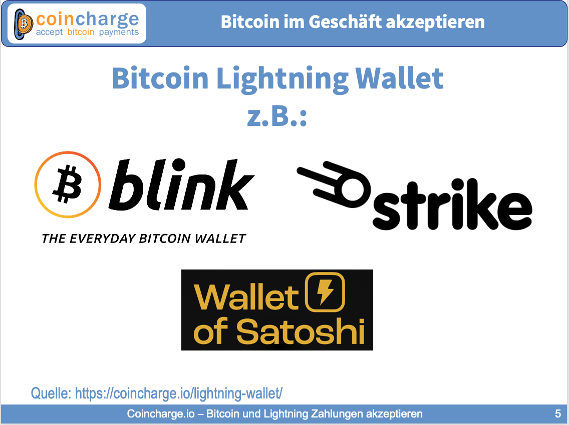 Strike, Blink, wallet of satoshi