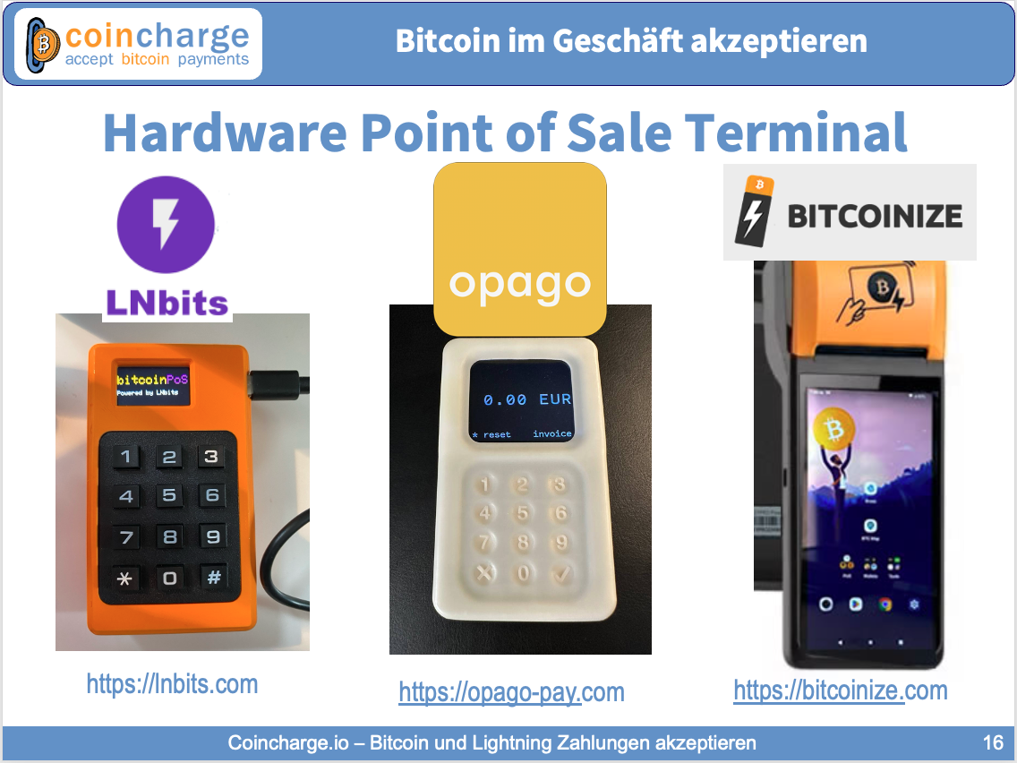 Bitcoin Hardware point of Sale Terminal