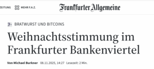 FAZ Bratwurst und Bitcoins