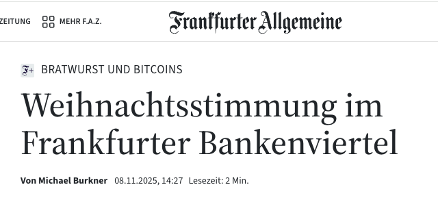 FAZ Bratwurst und Bitcoins FAZ Bratwurst und Bitcoins