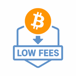 Niedrige Gebühren mit Bitcoin
