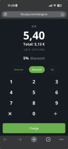 BTCPay Bitcoin Discount