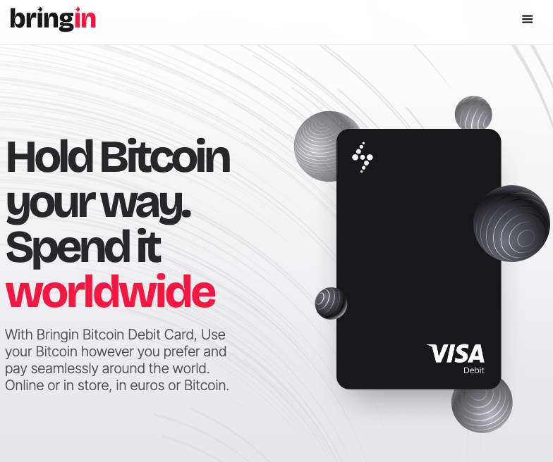 Bringin Bitcoin Debit Card Bringin Bitcoin Debit Card