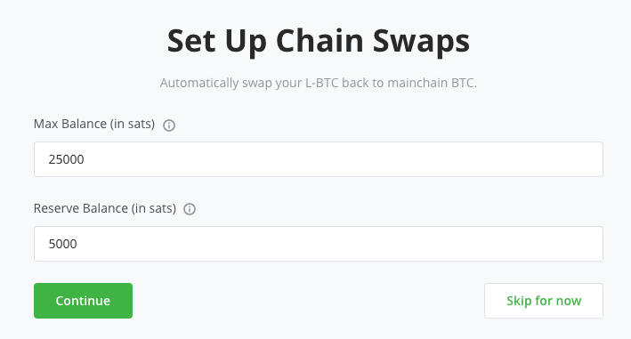 set up chain swap Boltz BTCPay set up chain swap Boltz BTCPay