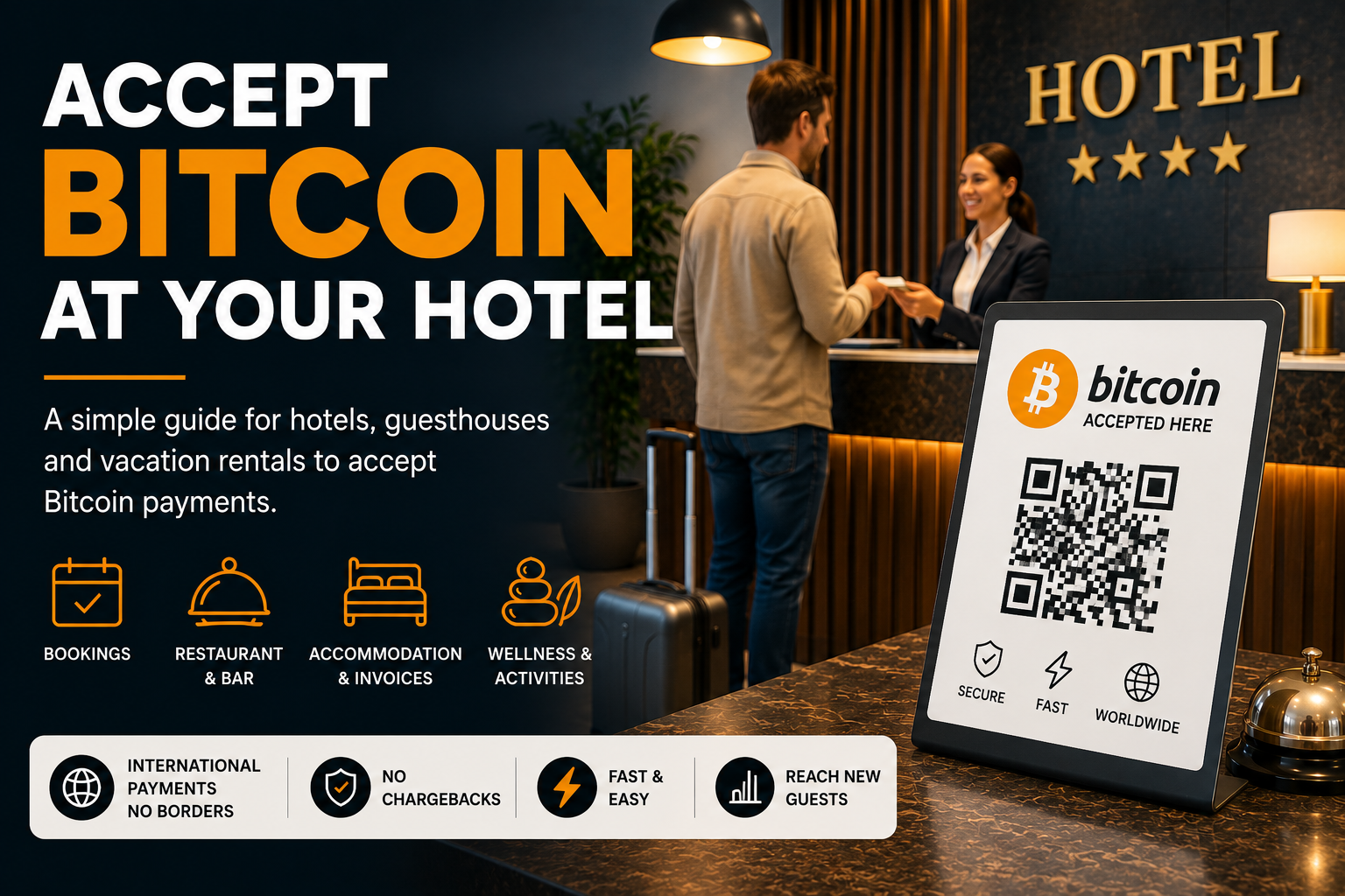 accept bitcoin at your hotel