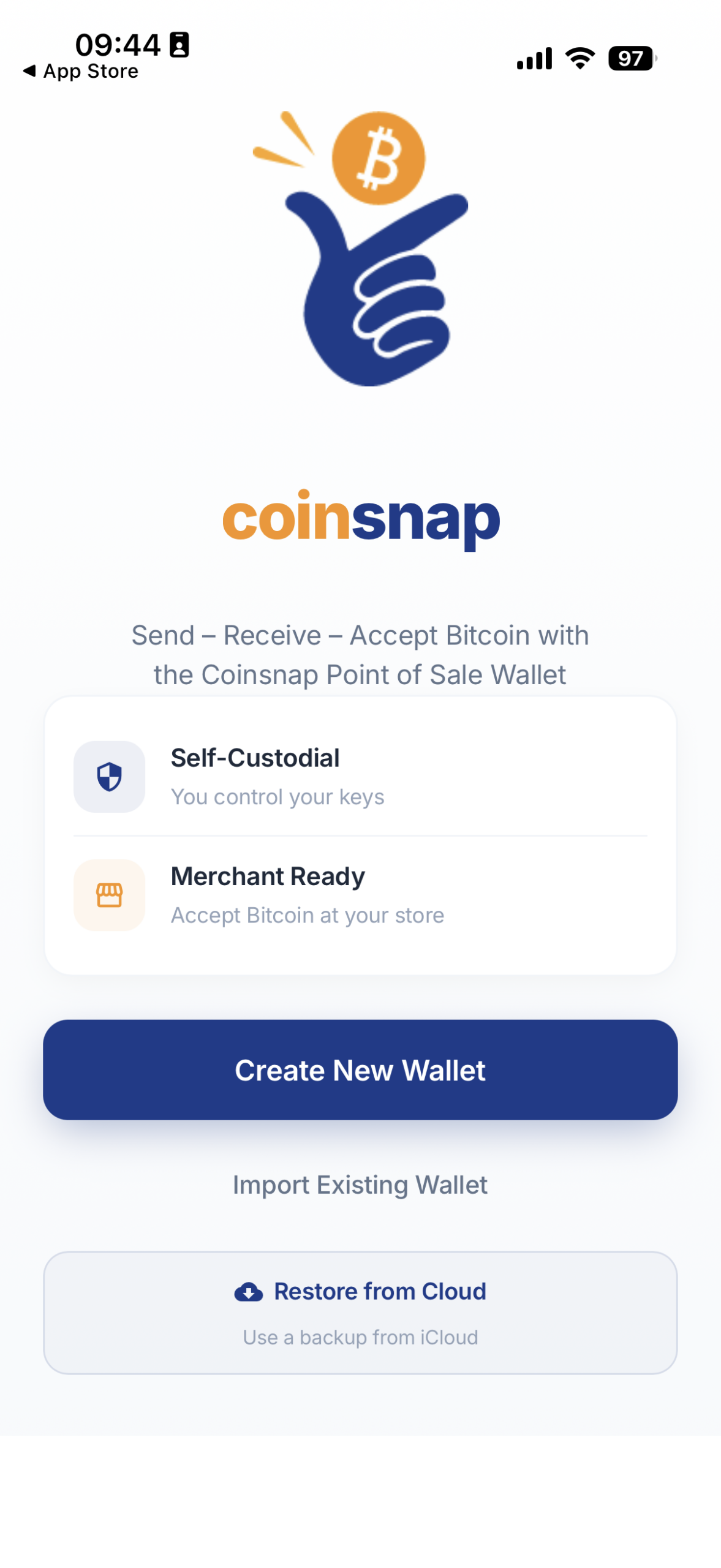 Install the Coinsnap Wallet App