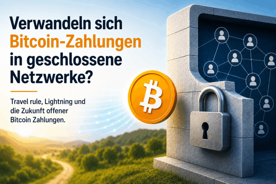 Verwandeln sich bitcoin zahlungen in geschlossene Netzwerke